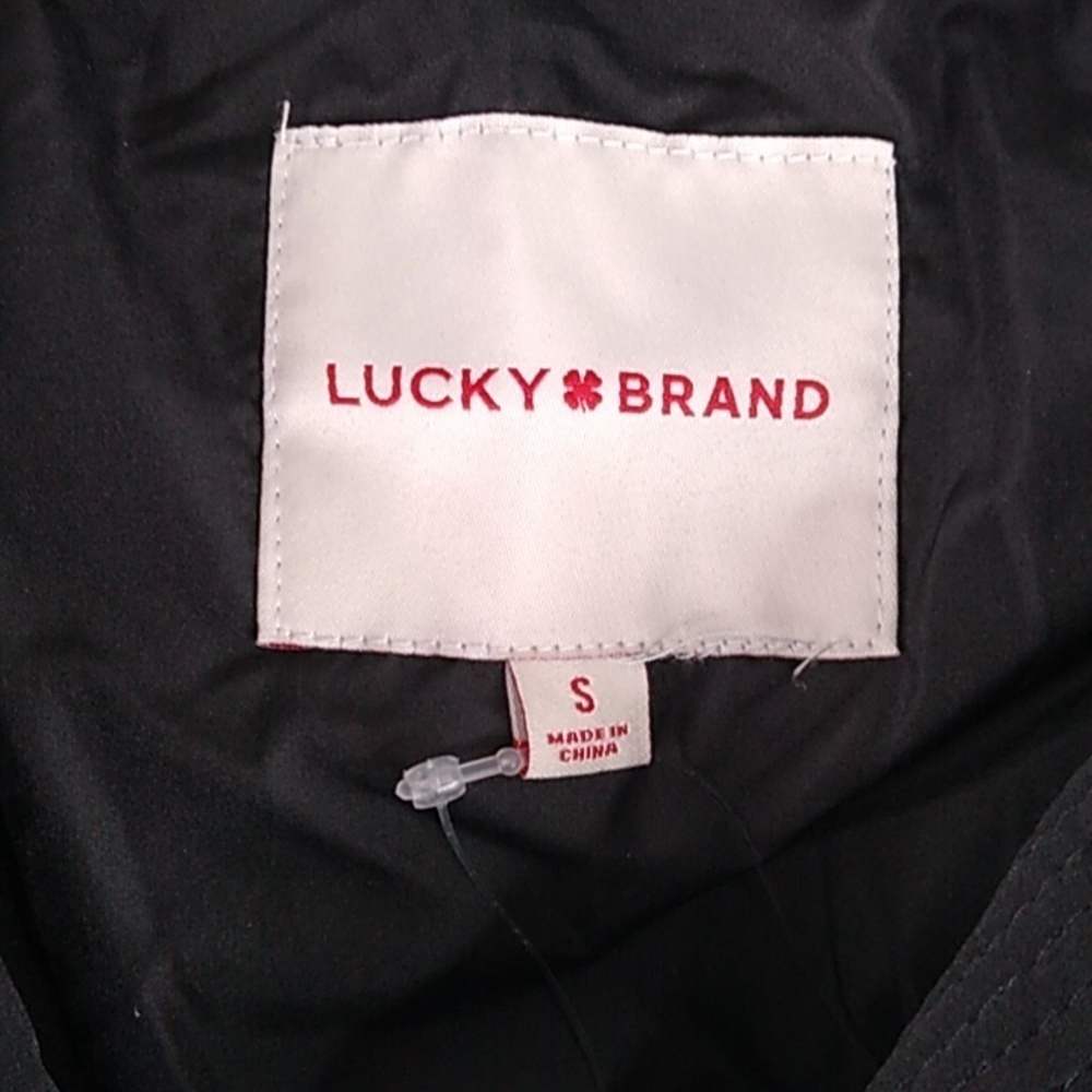 Lucky Brand -Black Puffer Women's Jacket - Size S/P - Picture 5 of 9
